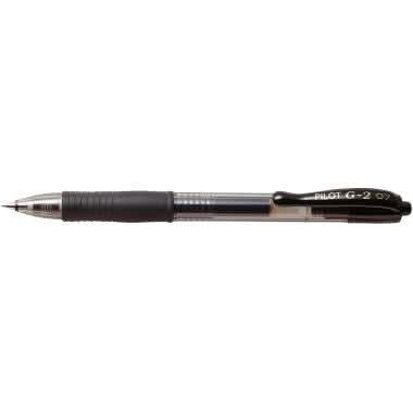 Stylo bille rétractable G-2 pointe moyenne noir - Ma Rentrée Facile
