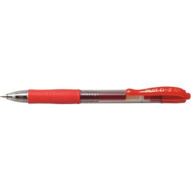 Stylo bille rétractable G-2 pointe moyenne rouge - Ma Rentrée Facile