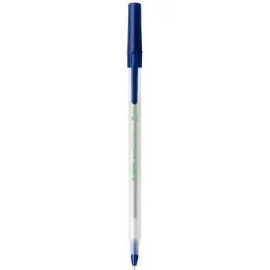 Stylo bille Bic Ecolution Round Stic pointe moyenne bleu - Ma Rentrée Facile