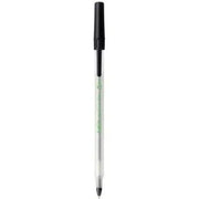 Stylo bille Bic Ecolution Round Stic pointe moyenne noir - Ma Rentrée Facile