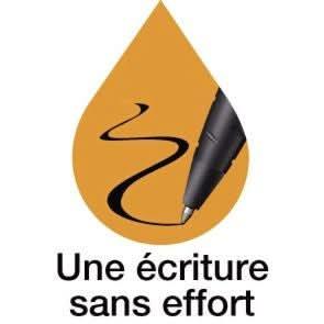 Stylo Inkjoy 300 rétractable pointe moyenne noir - Ma Rentrée Facile