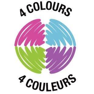 Stylo Inkjoy Quatro Grip 4 couleurs pointe moyenne fun - Ma Rentrée Facile
