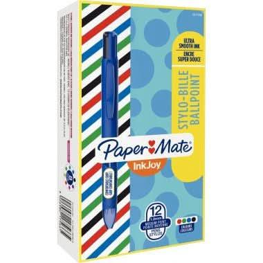 Stylo Inkjoy Quatro Grip 4 couleurs pointe moyenne - Ma Rentrée Facile