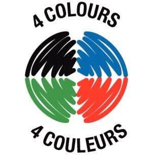 Stylo Inkjoy Quatro Grip 4 couleurs pointe moyenne - Ma Rentrée Facile