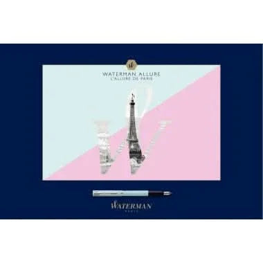 Stylo plume Allure bleu pastel Waterman - Ma Rentrée Facile