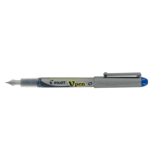 Stylo plume jetable Pilot V-Pen pro bleu - Ma Rentrée Facile