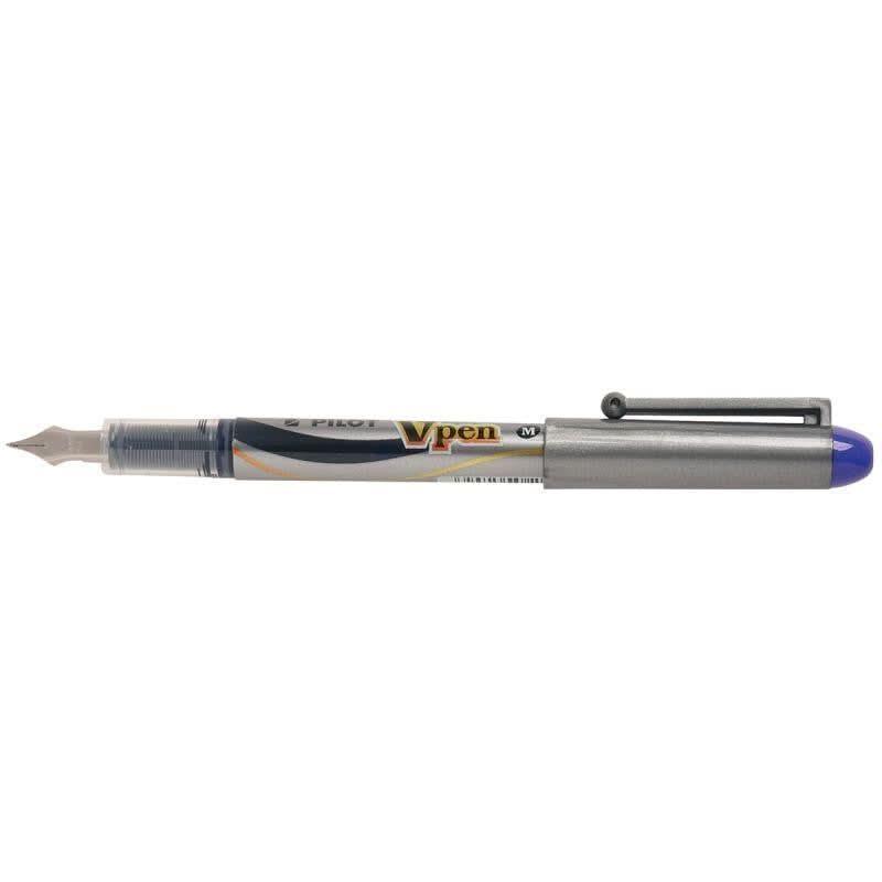 Stylo plume jetable Pilot V-Pen pro violet - Ma Rentrée Facile