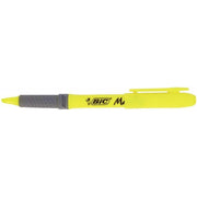 Surligneur Bic Highlighter grip jaune - Ma Rentrée Facile