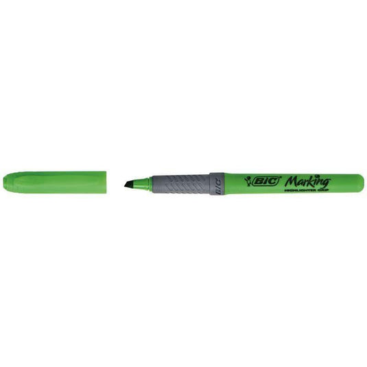 Surligneur Bic Highlighter grip vert - Ma Rentrée Facile