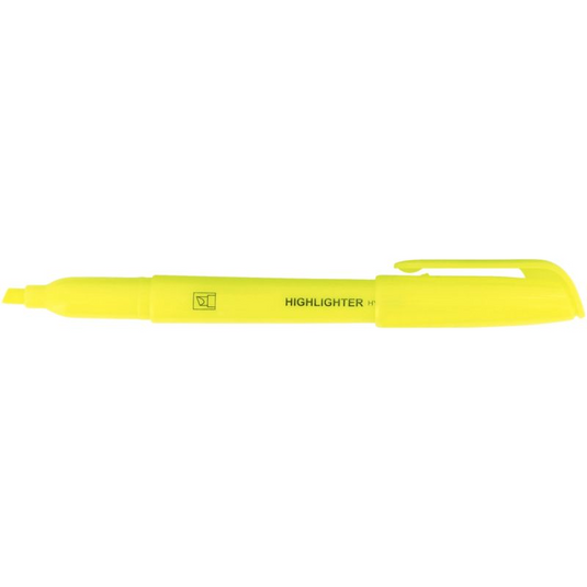Surligneur poche jaune