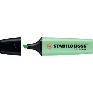Surligneur STABILO BOSS pastel menthe à l'eau - Ma Rentrée Facile