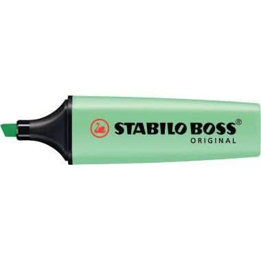 Surligneur STABILO BOSS pastel menthe à l'eau - Ma Rentrée Facile