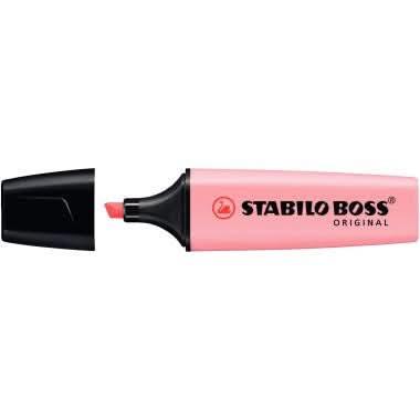 Surligneur STABILO BOSS pastel soupçon de rose - Ma Rentrée Facile