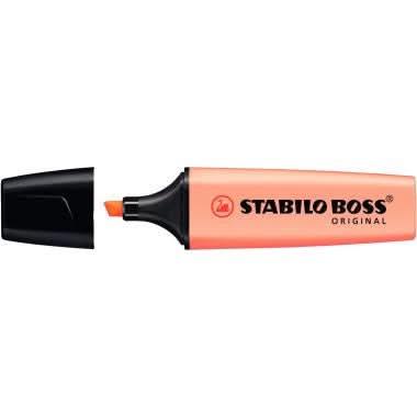 Surligneur STABILO BOSS pastel teint de pêche - Ma Rentrée Facile