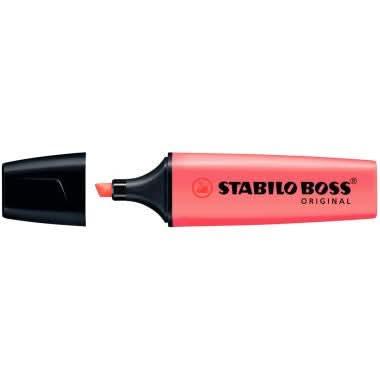 Surligneur STABILO BOSS rouge - Ma Rentrée Facile