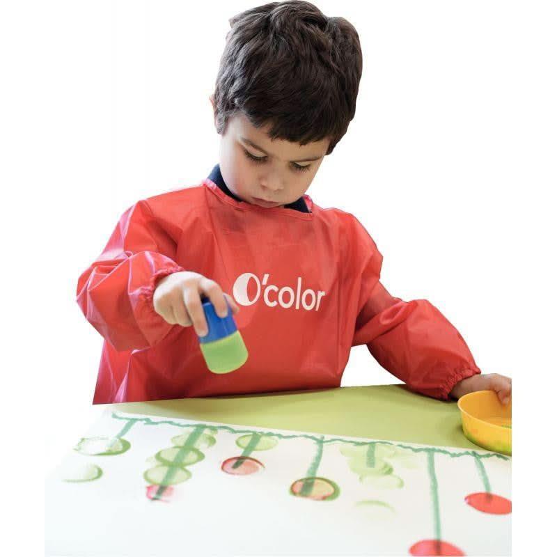 Tablier enfant 2-4 ans rouge - Ma Rentrée Facile