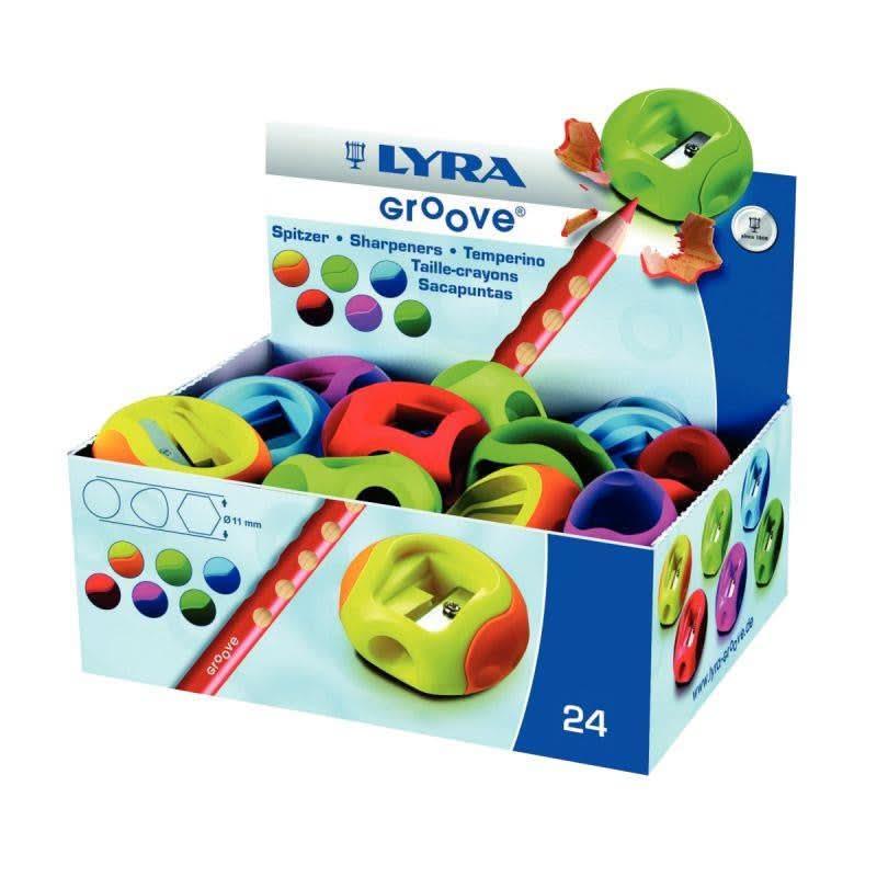 Taille-crayon plastique gros modules Lyra Groove, coloris aléatoire - Ma Rentrée Facile