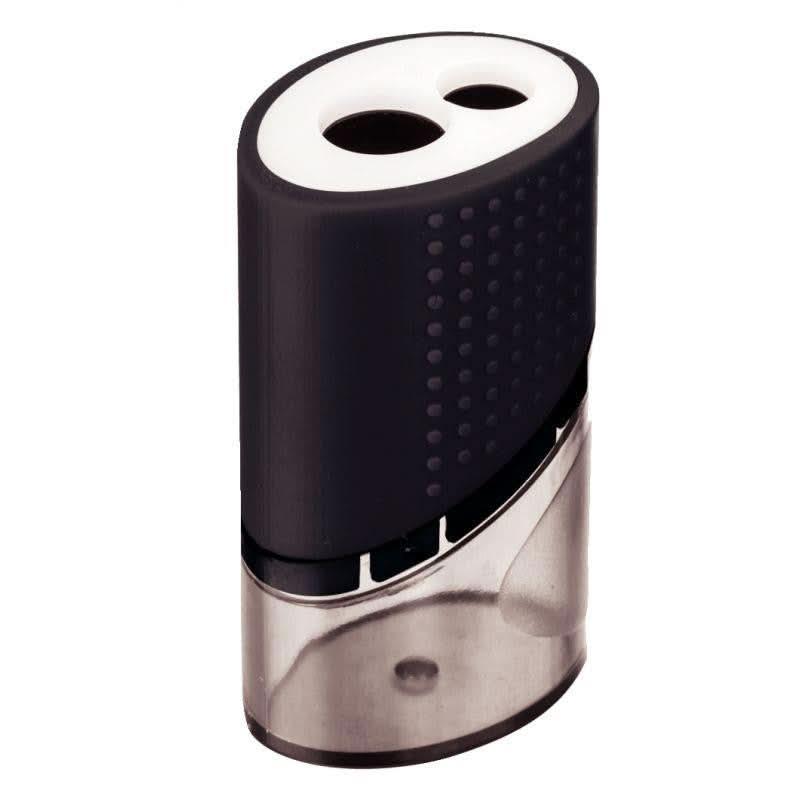 Taille-crayons en métal 2 usages, avec réserve en plastique Wonday, coloris aléatoires - Ma Rentrée Facile