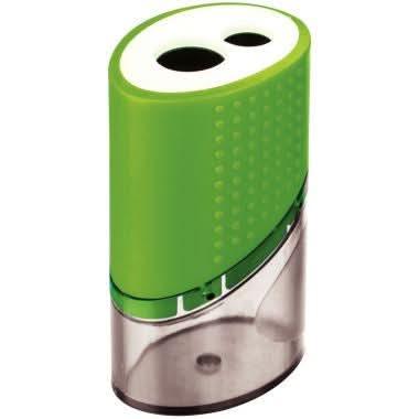 Taille-crayons en plastique 2 usages avec réserve Wonday, coloris aléatoires - Ma Rentrée Facile