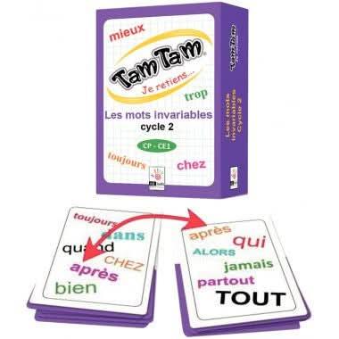 Tam Tam les mots invariables cycle 2 - Ma Rentrée Facile