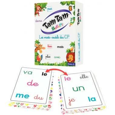 Tam Tam Safari - Les mots outils du CP - Ma Rentrée Facile
