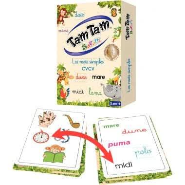 Tam Tam Safari les mots simples - Ma Rentrée Facile