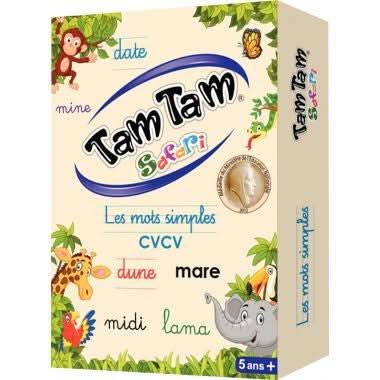 Tam Tam Safari les mots simples - Ma Rentrée Facile