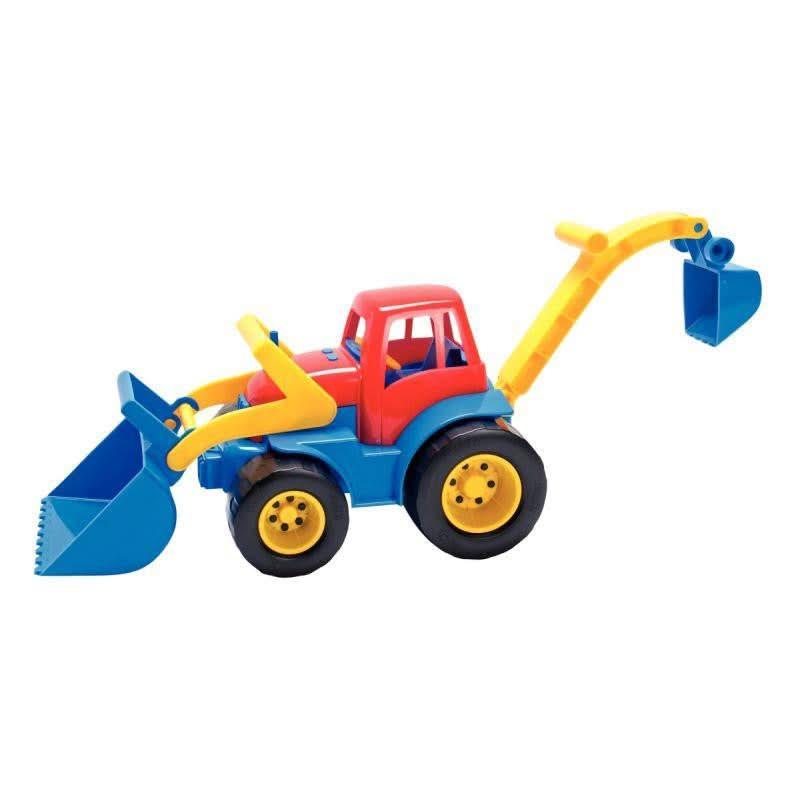 Tractopelle en plastique - Ma Rentrée Facile