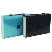 Trieur accordéon 24 compartiments en polypropylène avec index + poignée, coloris aléatoires - Ma Rentrée Facile