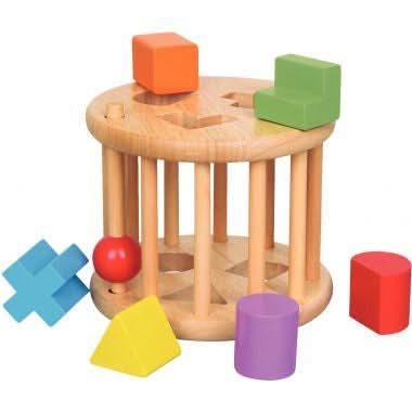 Trieur de formes à rouler en bois - Ma Rentrée Facile