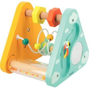 Triptyque multi-activités en bois JANOD - Ma Rentrée Facile