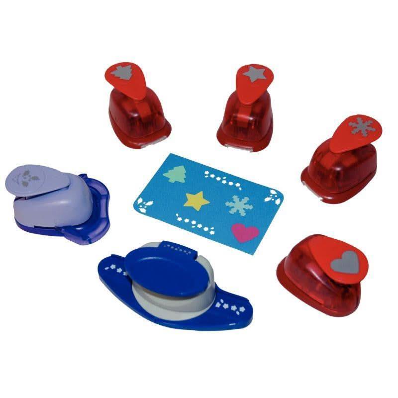 Valise 6 perforateurs fêtes de Noël - Ma Rentrée Facile