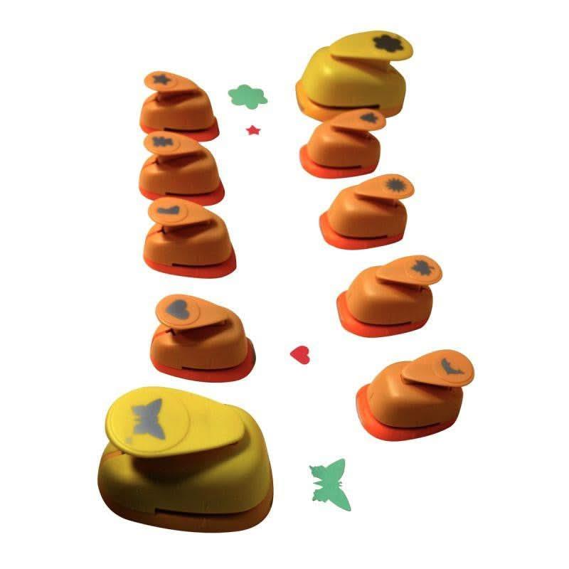 Valisette de 10 perforateurs déco petits modèles assortis dont 1 offert - Ma Rentrée Facile