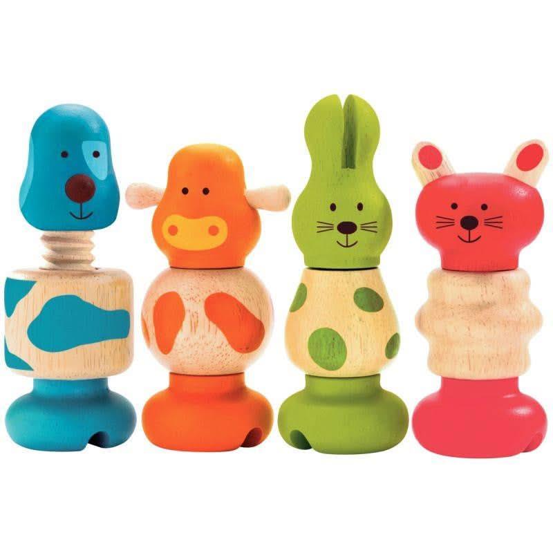 Vis-animo en bois, 12 pièces DJECO - Ma Rentrée Facile