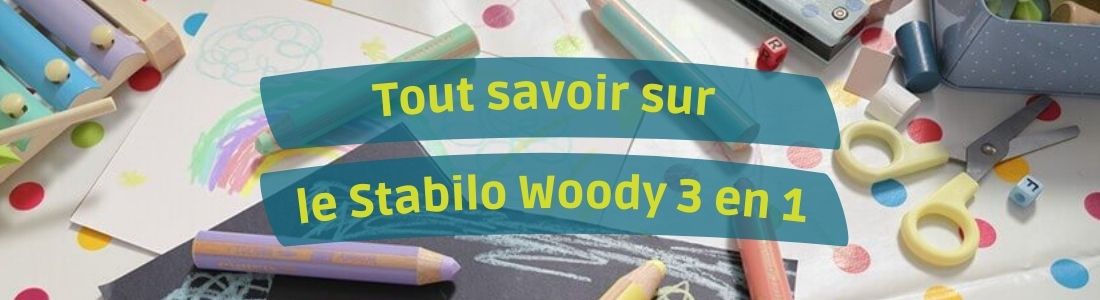 IBUREAU 72  CRAYONS MULTI-TALENTS STABILO WOODY 3IN1 + 1 TAILLE